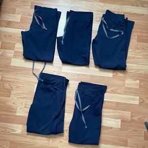 5 pairs of Figs Kade and Livingston Scrub Pants
